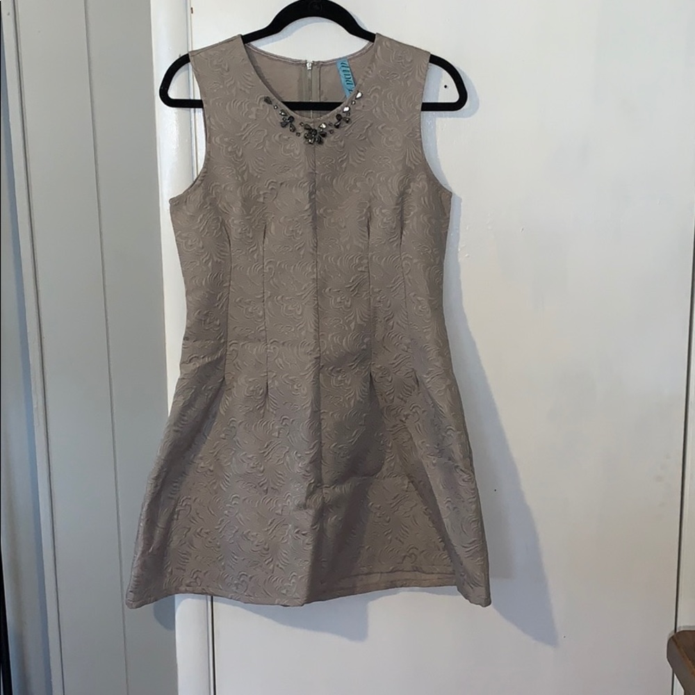 Francesca’s medium gray dress